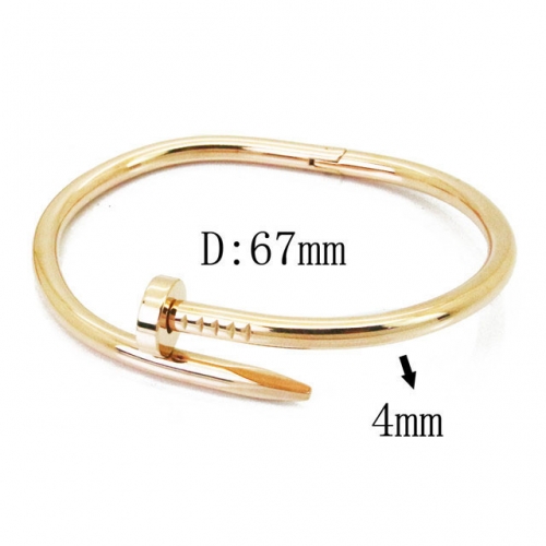 BC Wholesale Stainless Steel 316L Fashion Bangles NO.#BC64B1389HKR