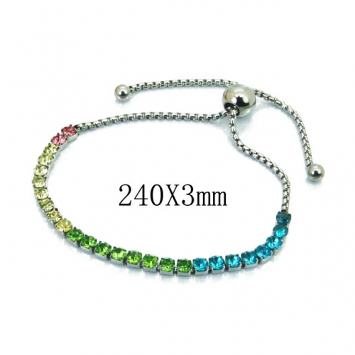 Wholesale Stainless Steel 316L Fashion Anklets NO.#BC21B0329HKE