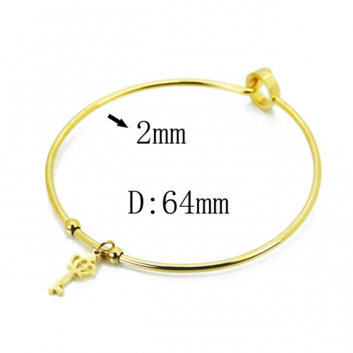 Wholesale Stainless Steel 316L Popularity Bangle NO.#BC58B0486LLA