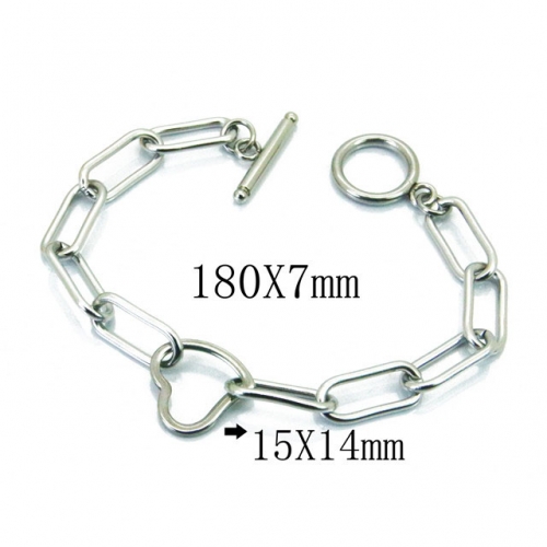 Wholesale Stainless Steel 316L Chain Bracelets NO.#BC39B0536LX