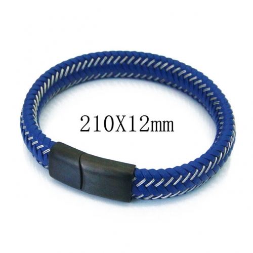 BC Wholesale Jewelry Fashion Leather Bracelet NO.#BC37B0105HKC