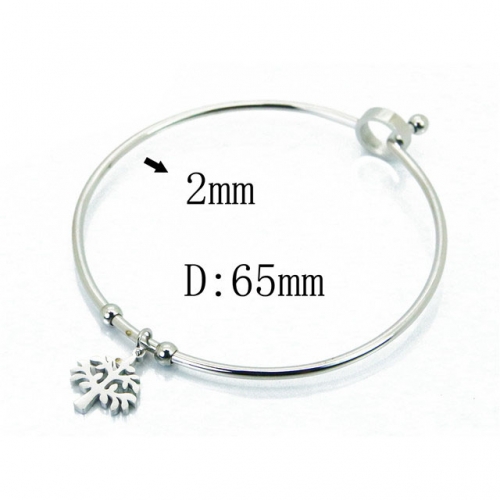 Wholesale Stainless Steel 316L Popularity Bangle NO.#BC58B0469LU