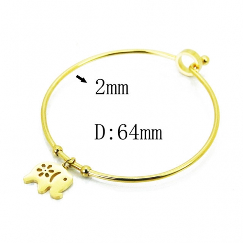 Wholesale Stainless Steel 316L Popularity Bangle NO.#BC58B0485LLB