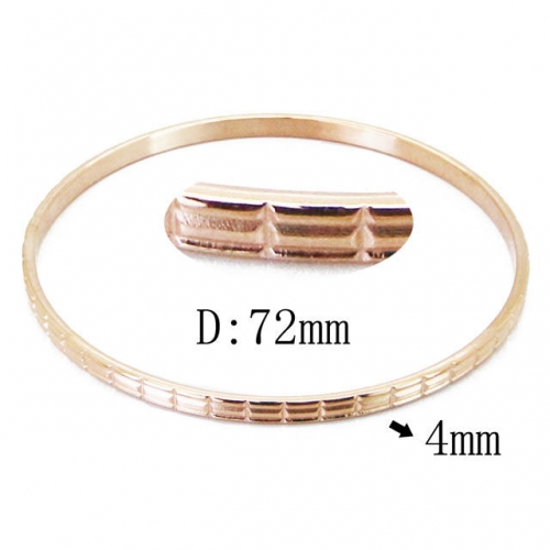 BaiChuan Wholesale Stainless Steel 316L Popularity Bangle NO.#BC81B0579ML