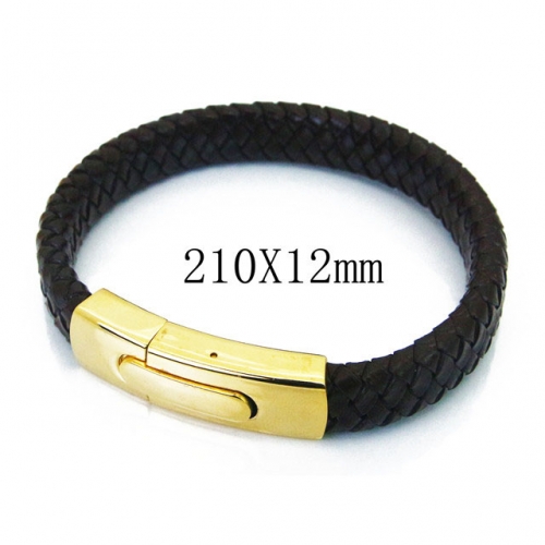 BC Wholesale Jewelry Fashion Leather Bracelet NO.#BC37B0084HMZ