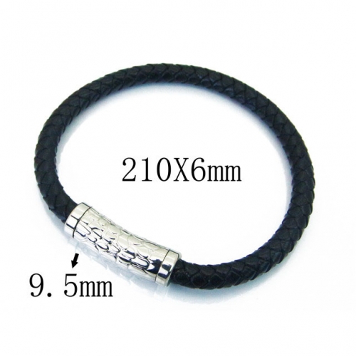 BC Wholesale Jewelry Fashion Leather Bracelet NO.#BC37B0026HDD