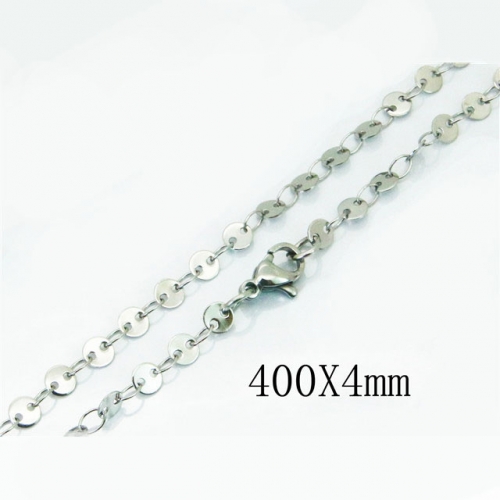 Wholesale Stainless Steel 316L Fashion Chains NO.#BC39N0520KU