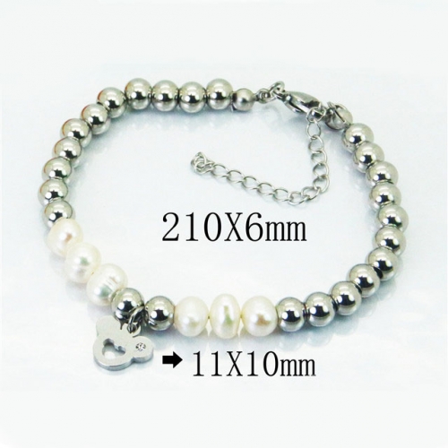 BaiChuan Wholesale Pearl Bracelets NO.#BC91B0457PQ