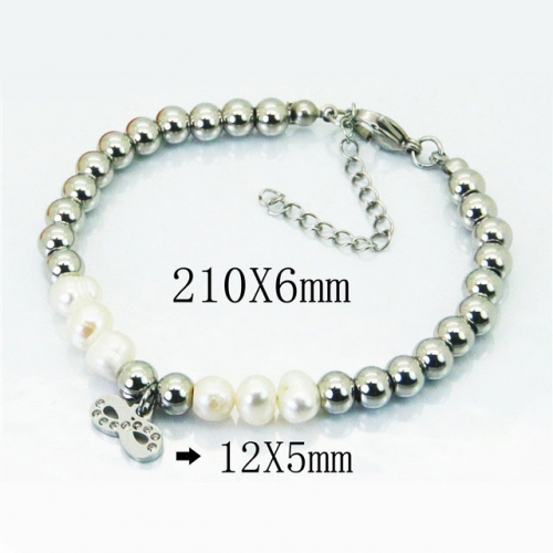 BaiChuan Wholesale Pearl Bracelets NO.#BC91B0463PN