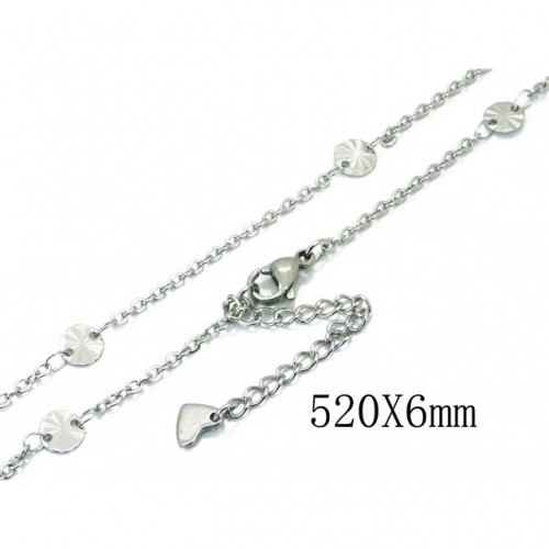 Wholesale Stainless Steel 316L Fashion Chains NO.#BC39N0541KLW