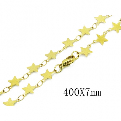 Wholesale Stainless Steel 316L Fashion Chains NO.#BC39N0531KLG