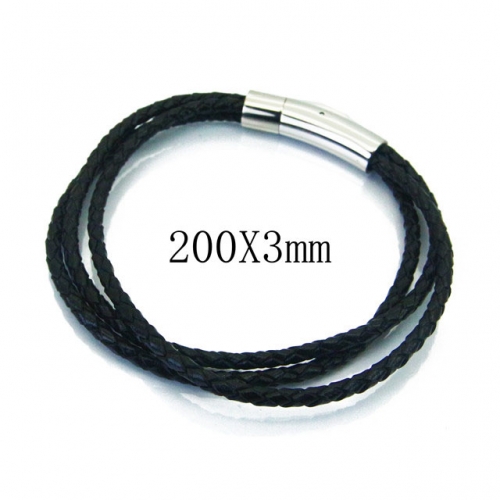 BC Wholesale Jewelry Fashion Leather Bracelet NO.#BC37B0040PX