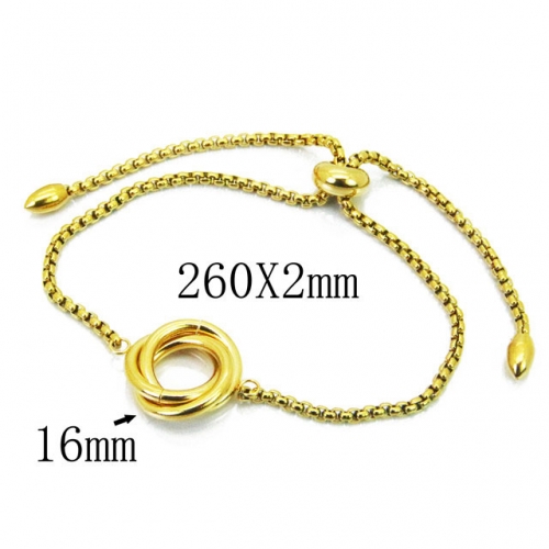 Wholesale Stainless Steel 316L Fashion Anklets NO.#BC59B0622HRR