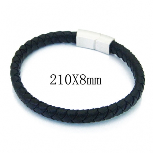 BC Wholesale Jewelry Fashion Leather Bracelet NO.#BC37B0066HBC