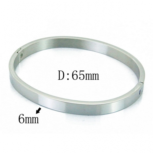 BaiChuan Wholesale Stainless Steel 316L Popularity Bangle NO.#BC59B0613NZ