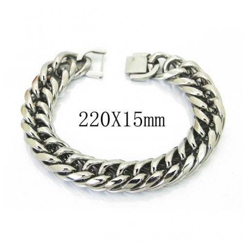 Wholesale Stainless Steel 316L Men's Bracelet NO.#BC08B0673HOW