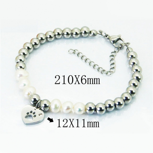 BaiChuan Wholesale Pearl Bracelets NO.#BC91B0455PQ