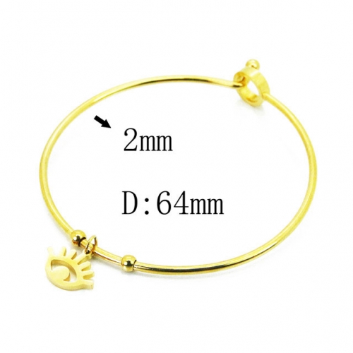 Wholesale Stainless Steel 316L Popularity Bangle NO.#BC58B0484LLC