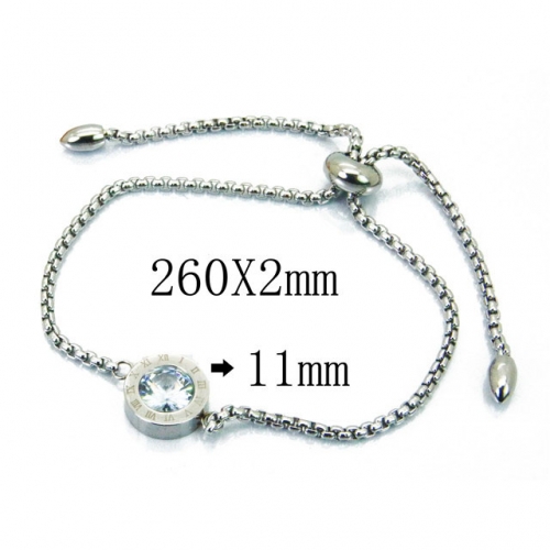 Wholesale Stainless Steel 316L Fashion Anklets NO.#BC59B0619OA