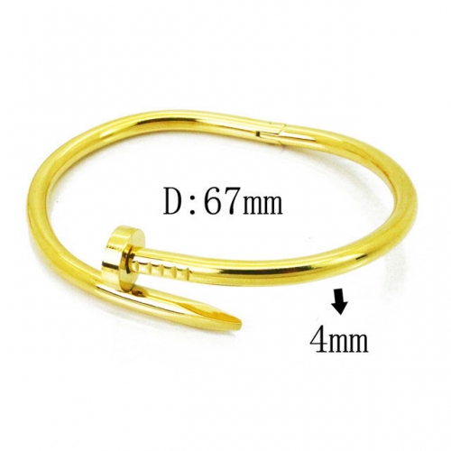 BC Wholesale Stainless Steel 316L Fashion Bangles NO.#BC64B1388HKW