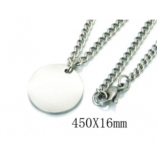 Wholesale Stainless Steel 316L Popular Necklace NO.#BC39N0507JQ