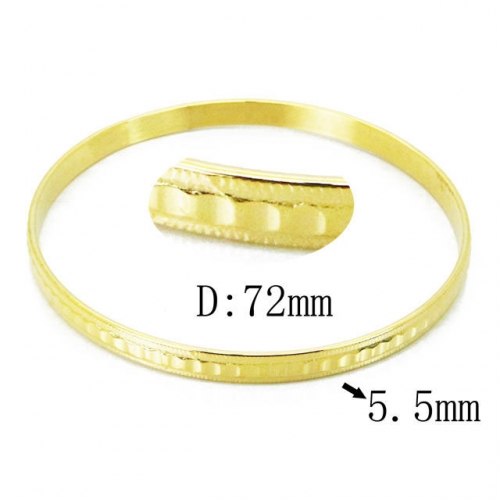 BaiChuan Wholesale Stainless Steel 316L Popularity Bangle NO.#BC81B0575ML