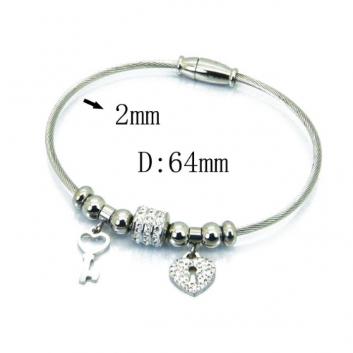 Wholesale Stainless Steel 316L Popularity Bangle NO.#BC24B0058HLO