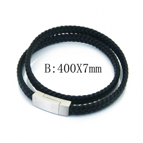BC Wholesale Jewelry Fashion Leather Bracelet NO.#BC37B0044HIC