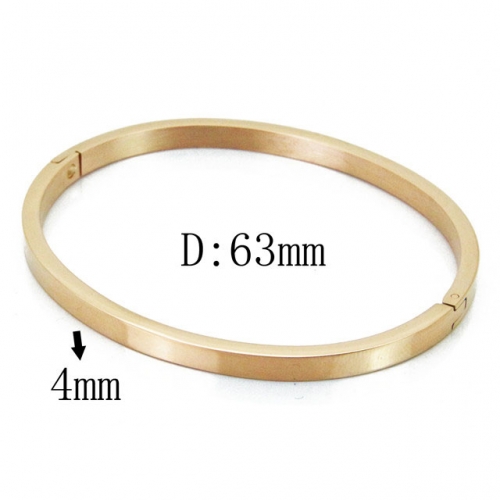 BaiChuan Wholesale Stainless Steel 316L Popularity Bangle NO.#BC59B0614OL
