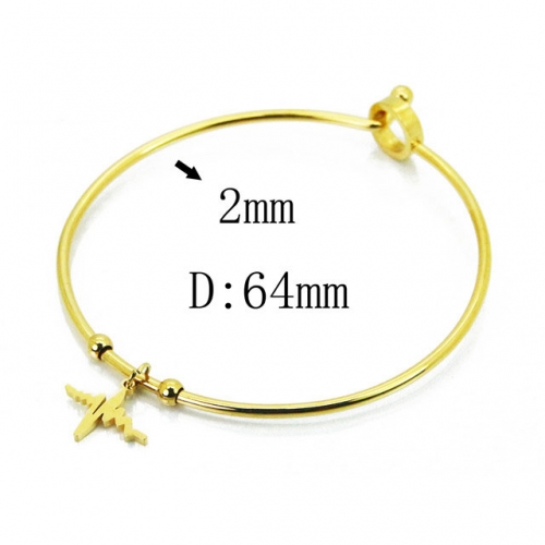 Wholesale Stainless Steel 316L Popularity Bangle NO.#BC58B0477LLA