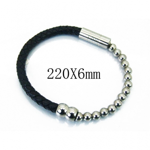 BC Wholesale Jewelry Fashion Leather Bracelet NO.#BC37B0006HHZ