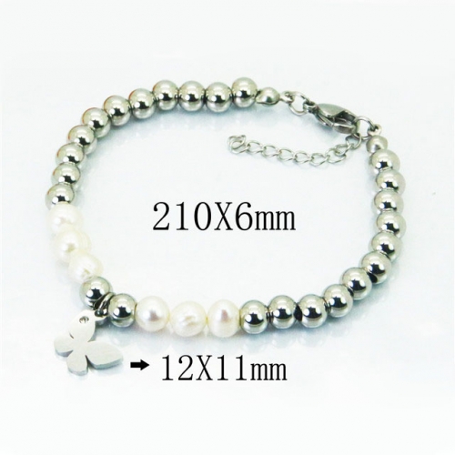 BaiChuan Wholesale Pearl Bracelets NO.#BC91B0456PU