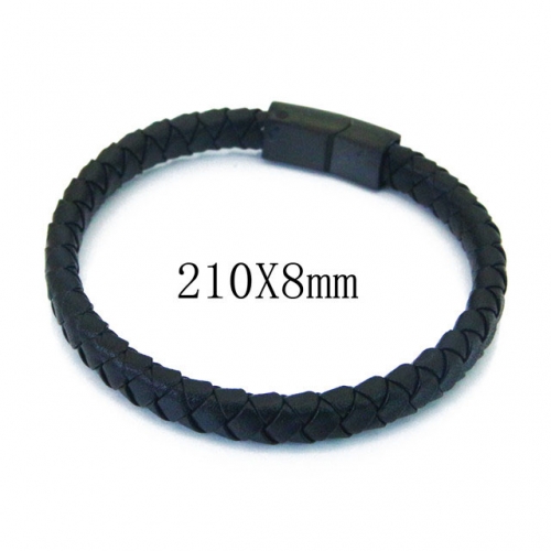 BC Wholesale Jewelry Fashion Leather Bracelet NO.#BC37B0068HIE