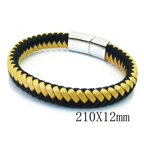 BC Wholesale Jewelry Fashion Leather Bracelet NO.#BC23B0311HJE