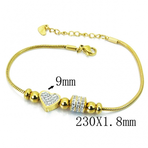 Wholesale Stainless Steel 316L Hot Sale Bracelets NO.#BC24B0068HLO