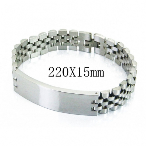 Wholesale Stainless Steel 316L ID Bracelets NO.#BC09B1070IHQ