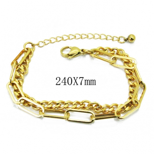 Wholesale Stainless Steel 316L Fashion Anklets NO.#BC40B0284HHQ