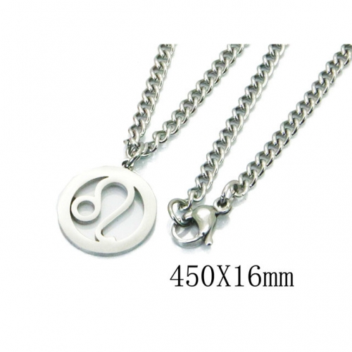 Wholesale Stainless Steel 316L Necklace (Font Pendant) NO.#BC39N0516JE