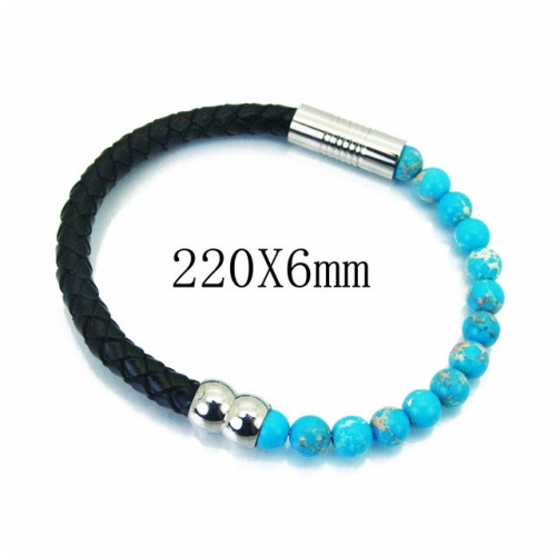 BC Wholesale Jewelry Fashion Leather Bracelet NO.#BC37B0010HHS