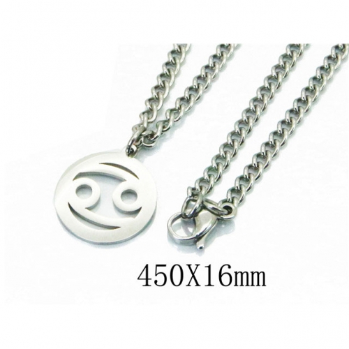 Wholesale Stainless Steel 316L Necklace (Font Pendant) NO.#BC39N0515JF