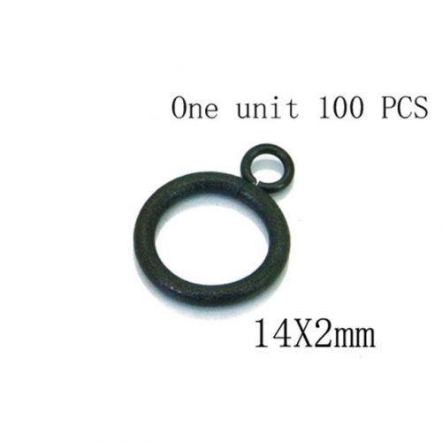 Wholesale Stainless Steel 316L Closed Jump Ring Fittings NO.#BC70A1680MLF