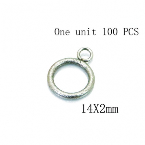 Wholesale Stainless Steel 316L Closed Jump Ring Fittings NO.#BC70A1676JLC