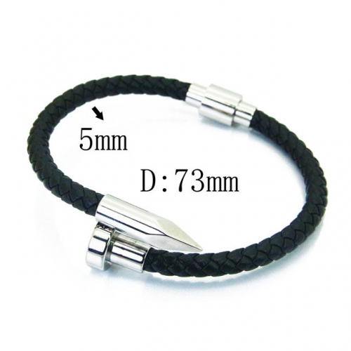 BC Wholesale Jewelry Fashion Leather Bracelet NO.#BC37B0057HJD