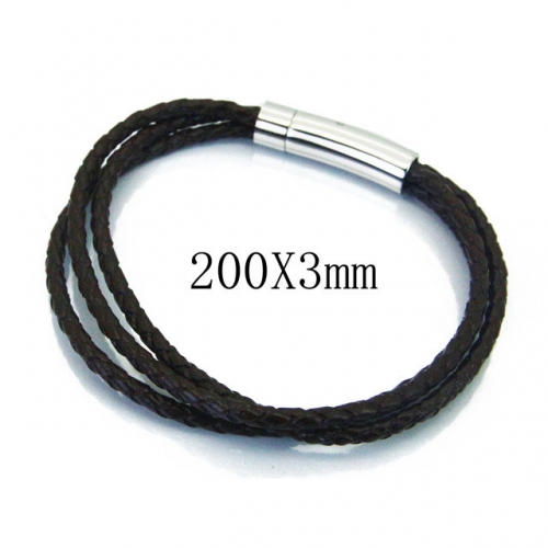 BC Wholesale Jewelry Fashion Leather Bracelet NO.#BC37B0039PV