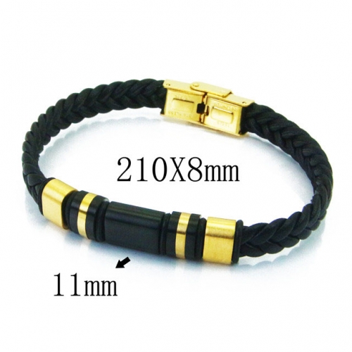 BC Wholesale Jewelry Fashion Leather Bracelet NO.#BC23B0317HOE