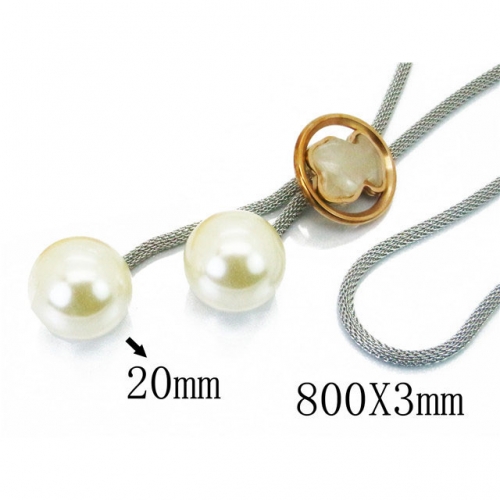 Wholesale Stainless Steel 316L Necklaces (Hot Sale) NO.#BC64N0063HIW