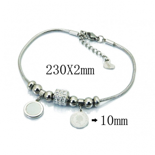 Wholesale Stainless Steel 316L Hot Sale Bracelets NO.#BC24B0061HLD