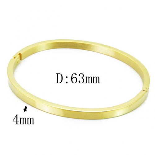 BaiChuan Wholesale Stainless Steel 316L Popularity Bangle NO.#BC59B0615OQ
