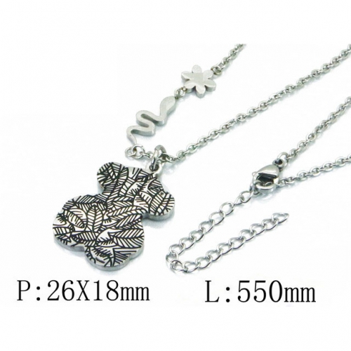 Wholesale Stainless Steel 316L Necklaces (Hot Sale) NO.#BC90N0182HME