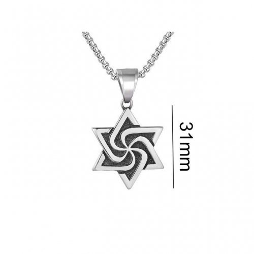 BC Wholesale Stainless Steel 316L Star Pendants Without Chain NO.#SJ15P322